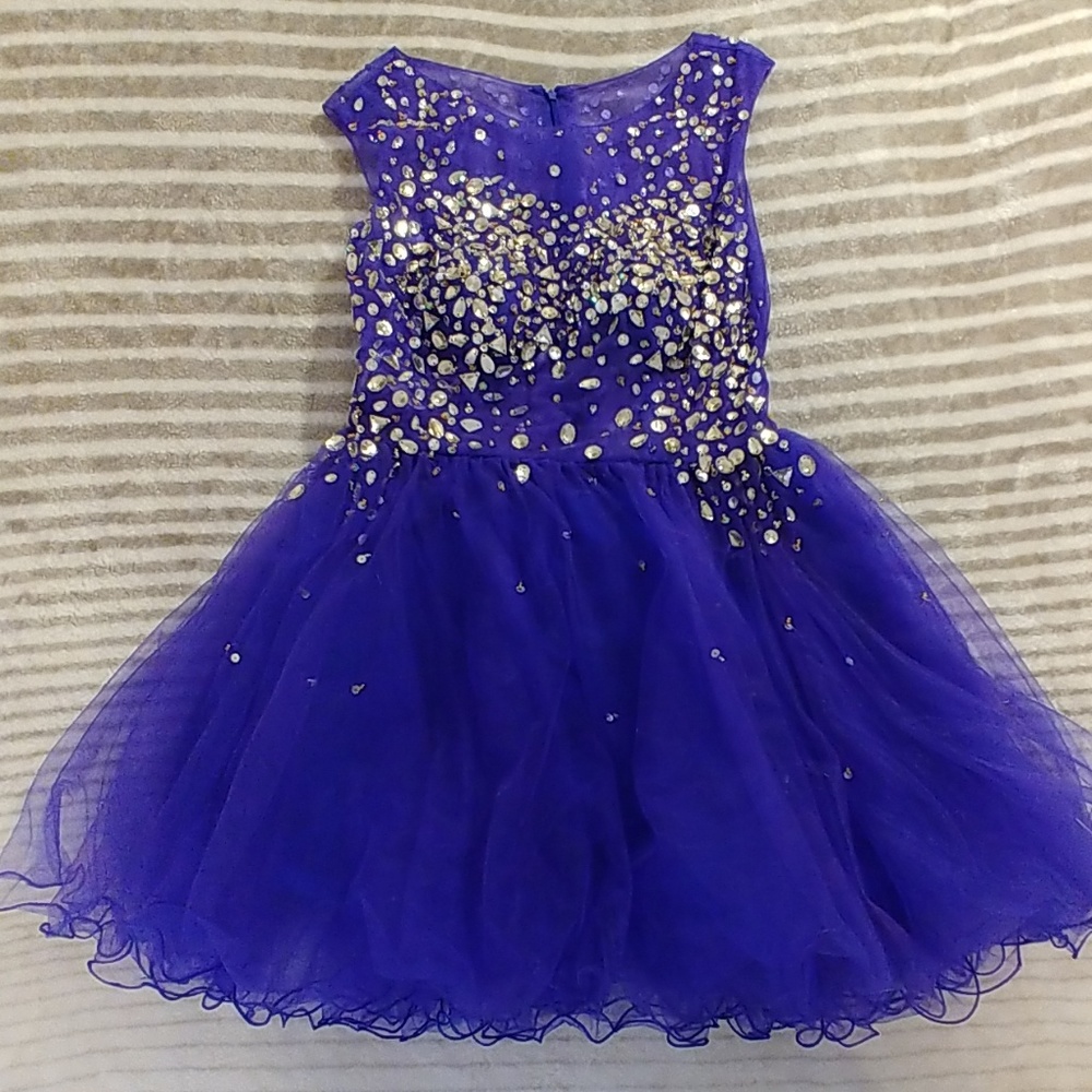 Blue Homecoming Dress